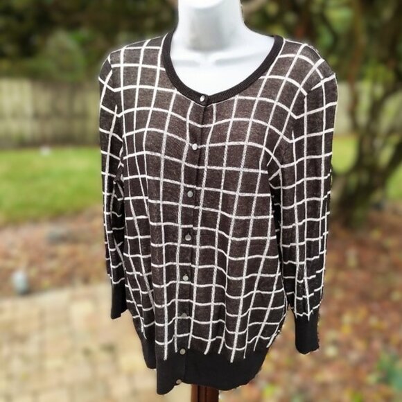 Ann Taylor Light Cardigan L - Picture 1 of 6